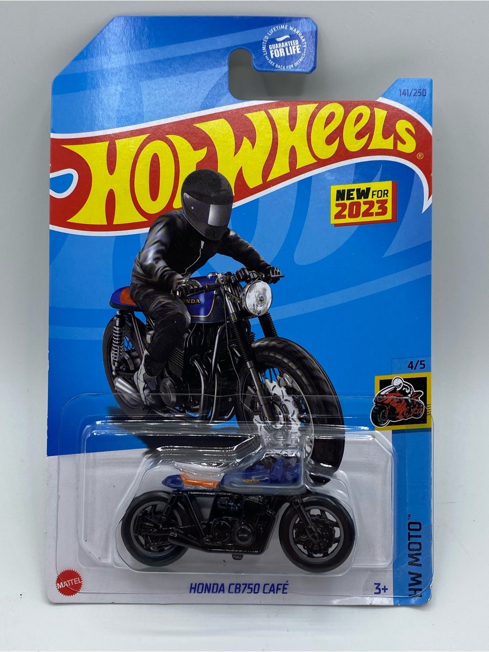 Hot Wheels - 2023 HW Moto 4/5 Honda CB750 Cafe 141/250 (BBHKK34)